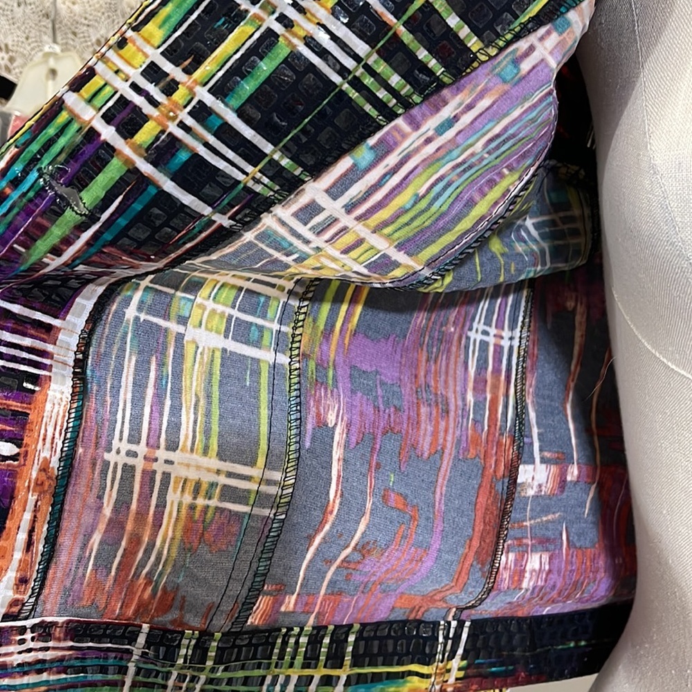 Perceptions Shimmering Size 10 Jacket Euc Multico… - image 8